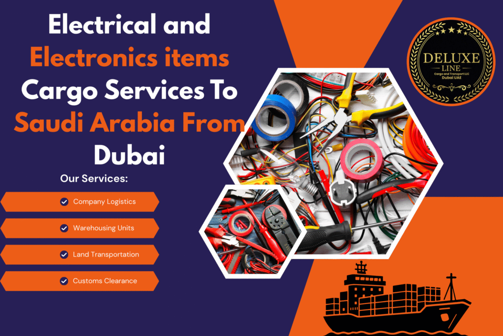Electrical and Electronics items Cargo Services To Worldwide From Dubai