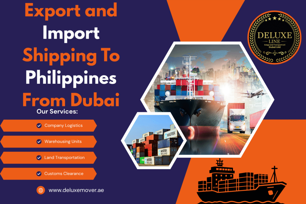 Export and Import Shipping To Philippines From Dubai