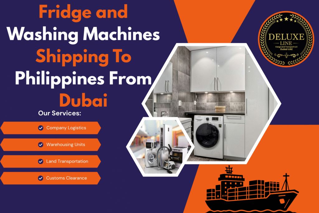 Fridge and Washing Machines Shipping To Philippines From Dubai