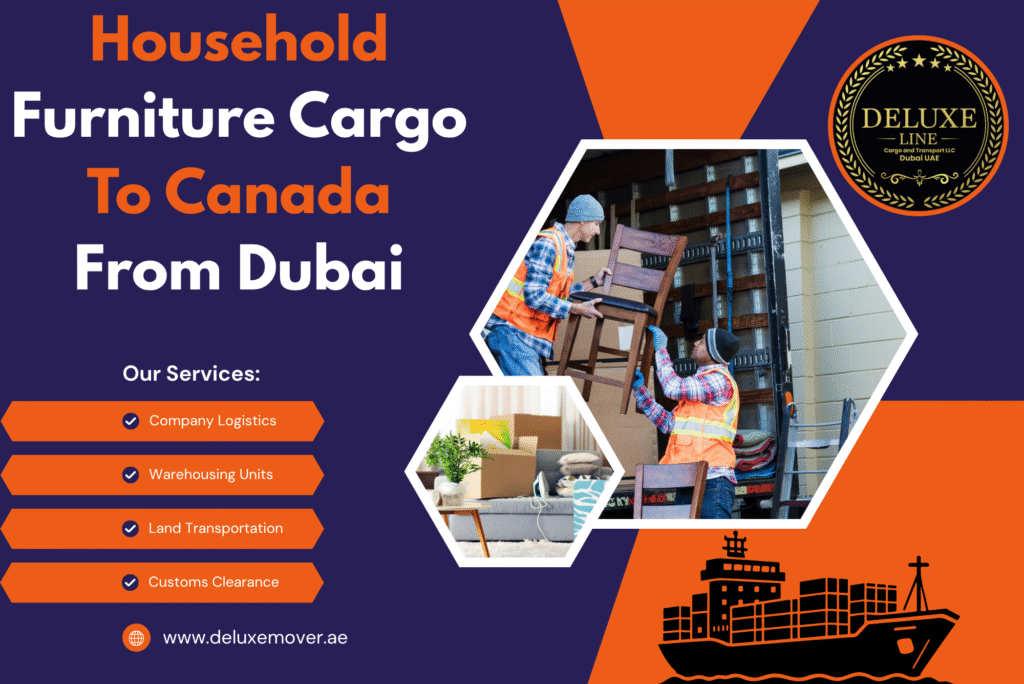 Household Furniture Cargo To Canada From Dubai