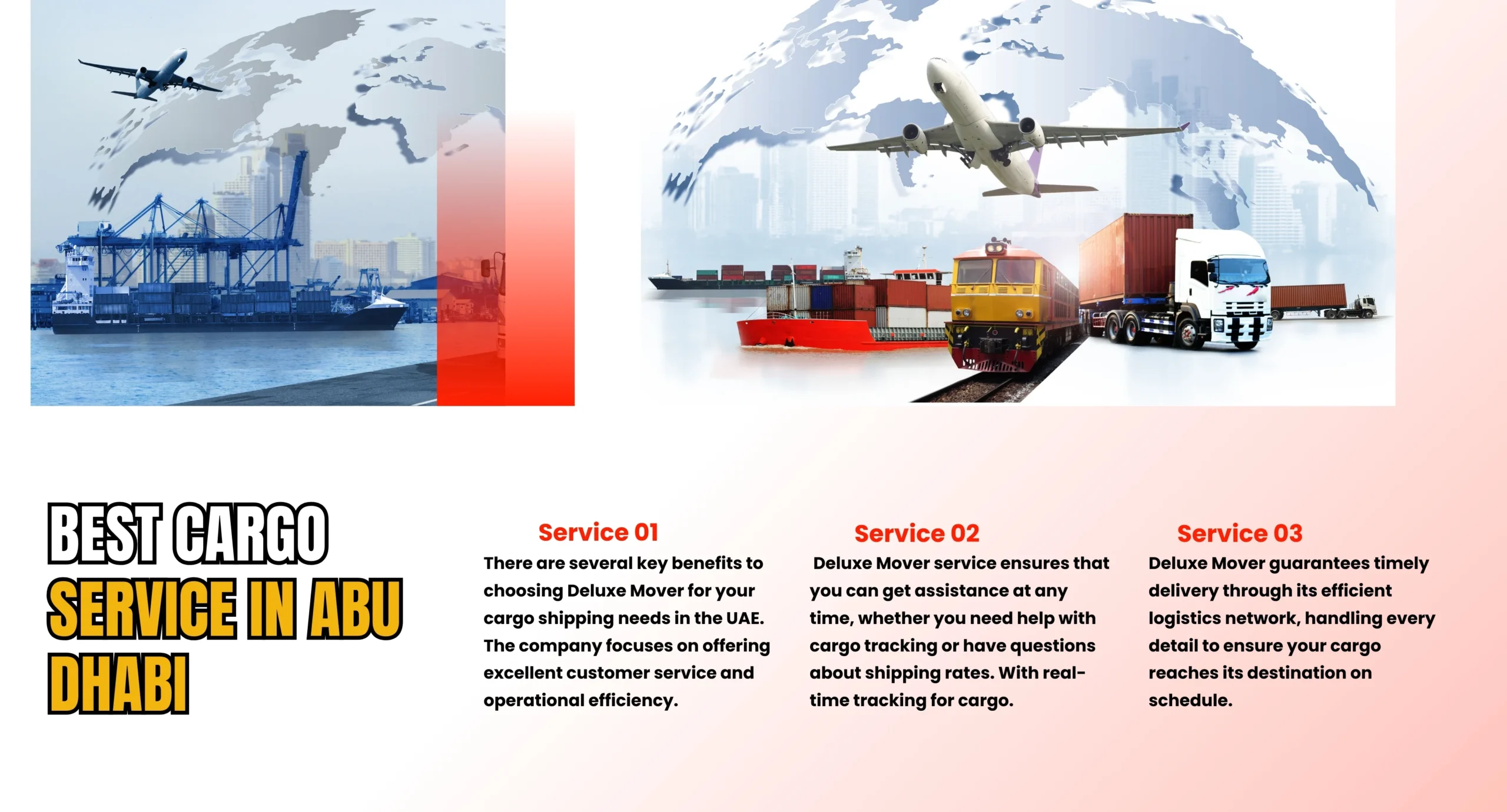 best cargo service in abu dhabi